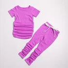 Children Clothing Wholesale High Quality Baby Stacked Top And Pants Children Clothing