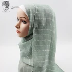 Hijab Wholesale High Quality Chiffon Women Luxury Islamic Shawl Scarf Hijab Muslim Hijab