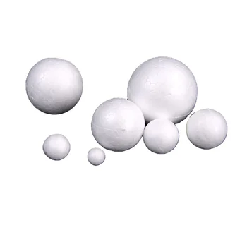 Smooth Wholesale Virgin EPS Diy Round Christmas White Foam Polystyrene Balls Crafts Project Spheres Small Styrofoam Ball Large