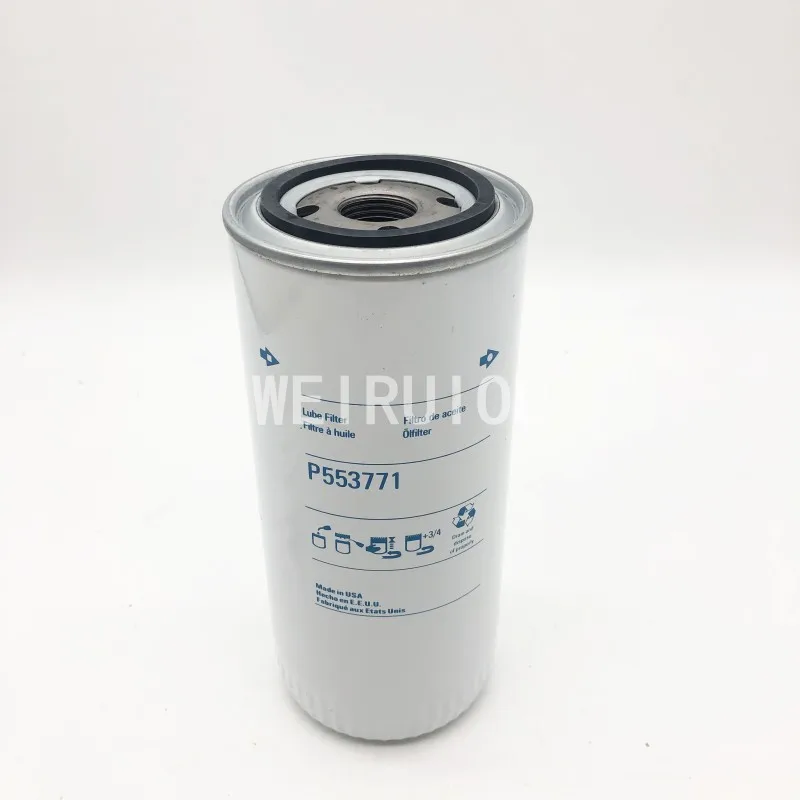 Excavator lube spin-on Oil Filter 3831236 LF4017 P553771