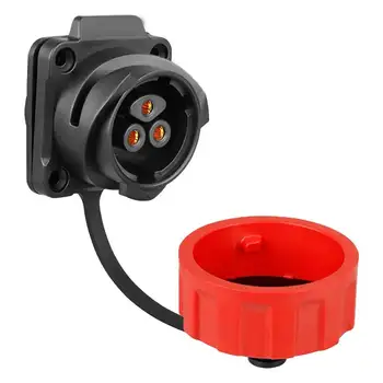 Oswell Outdoor M Male Plug Panel Mount Socket A V Waterproof