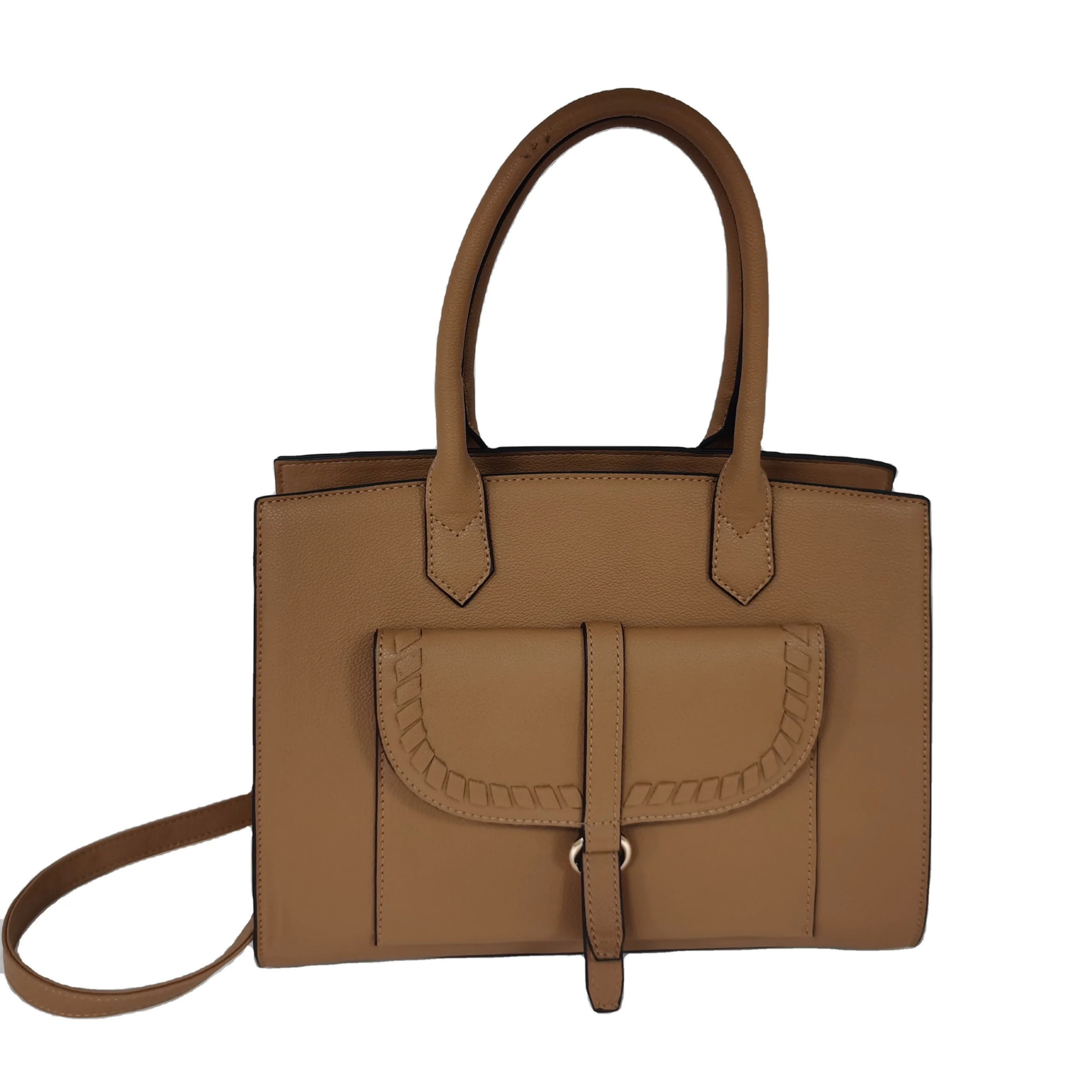 Wholesale Custom Logo Lady Tote Bag Pu Leather Satchel Crossbody Bags Women Handbags