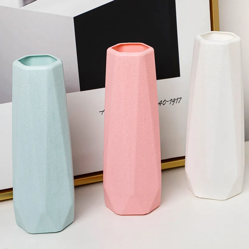 MB1 MB1 Nordic Decoration Home Plastic Flower Vase Minimalist Decoration Mini Plastic Vase Living Room Decoration Accessories