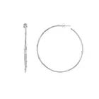 Earrings Hoop High Quality 18k Gold 2 Inches Round Rhinestones Earrings Rhinestone Hoop Earrings For Women