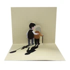 Card Card Music Card Best Wishes Thanksgiving 3D Pop Up Music Card For Mother's Day