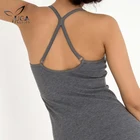 Vest For Ladies Popular Sexy Lightweight Back Cross Strappy Pranayama Tank Tops Bamboo Vest For Ladies