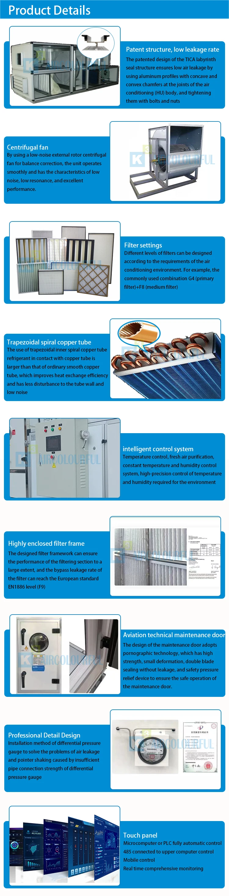Air Handling Unit, HVAC, Ceiling, AHU - detail 6