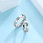 Ring New Fashion Stainless Steel Sun Moon Ring Personality Simple Silver Couple For Lovers Ring