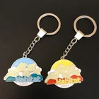 Key Chain Custom Ad 3D Cartoon Car Key Chain Ravellos Promotional Gift Metal Floating Key Chain