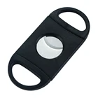 Tobacco Cutter Plastic Tobacco Accessories Stainless Steel Scissors Knife Double Blades Cigar Cutter