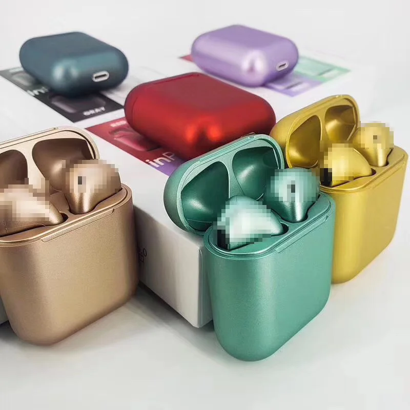 Audifono I12 Earphone Macaron Earbuds 