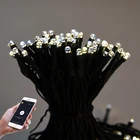 String Lights Tuya Smart Music Rhythm 200 LED Curtain Smart String Light With Timer