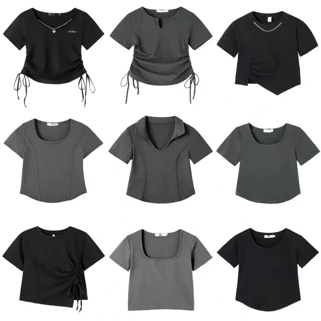 Wholesale Women's 100_ Cotton T-shirt Modern fashion design high quality luxury women's T-shirt