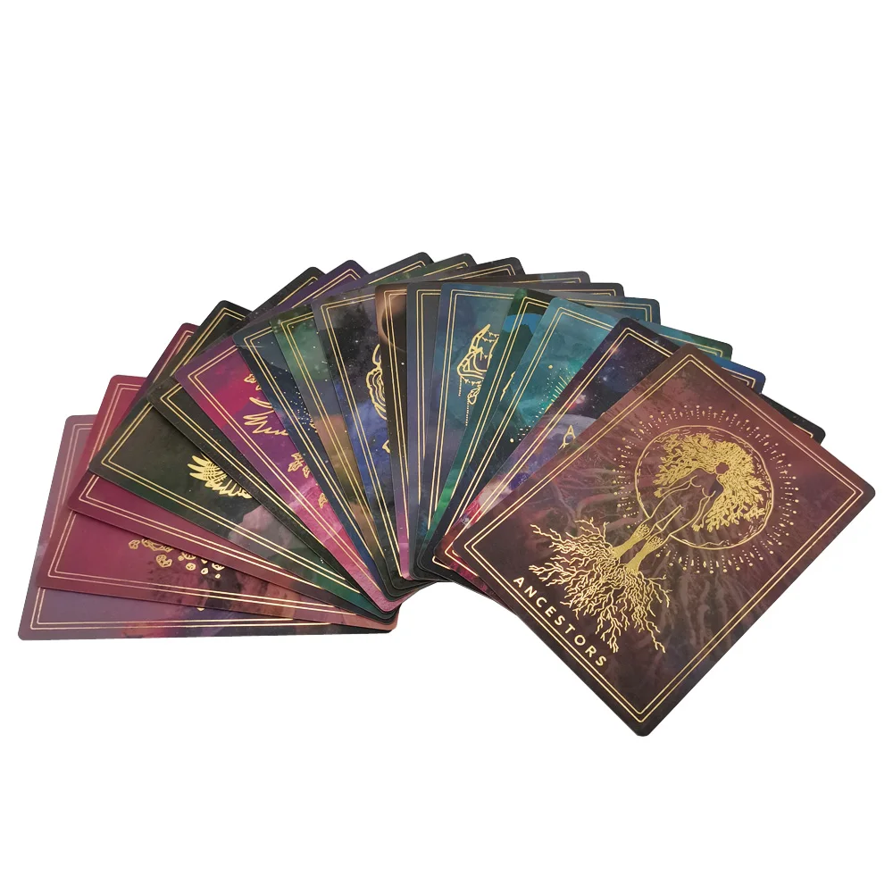 Hot Stamping Custom Amazon Hot Sale Most Beautiful Perfect Binding  Guidebook Elegant Tarot Cards - Buy Tarot Cards,Soft Touch Matte Lamination  Golden Edge Oracle Cards Tarot Card Deck,Indoor Game Cards Customized Gift