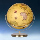 Education 13 Inch Antique World Globe For Learning Education Teaching Demo Home Office Desk Decoration