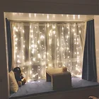 Wholesale Christmas Decorative LED Curtain Fairy String Wall Lights Curtain Led String Light