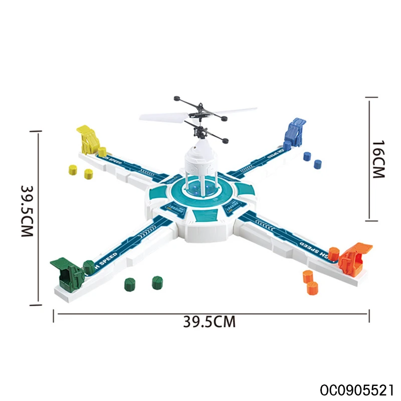 Novelty assemble flying spinner mini drone flying toys games for kids boys