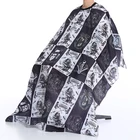 Cape Custom Logo Black Salon Cape Hair Cutting Barber Cape