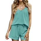Sleepwear Luxury Amazon Hot Sale Women Sexy Sleeveless Pajamas Chiffon Pajamas Sets Sleepwear Women