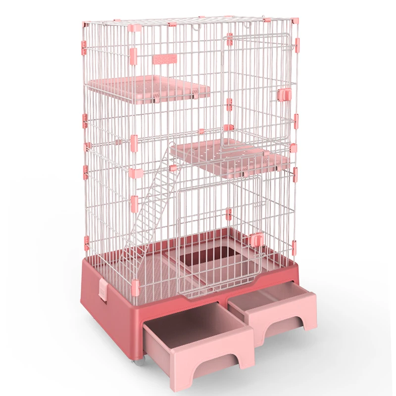 indoor cat cage with litter box