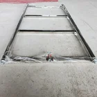 For Car Professional Stainless Steel Light Straight Rail Track Suitable For 16/24/32 Wheels Dolly Car