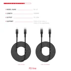 Usb Usb C To Lightning Cable 1m Nylon Bradid Smart Cable Charger For Samsung Android Smartphone
