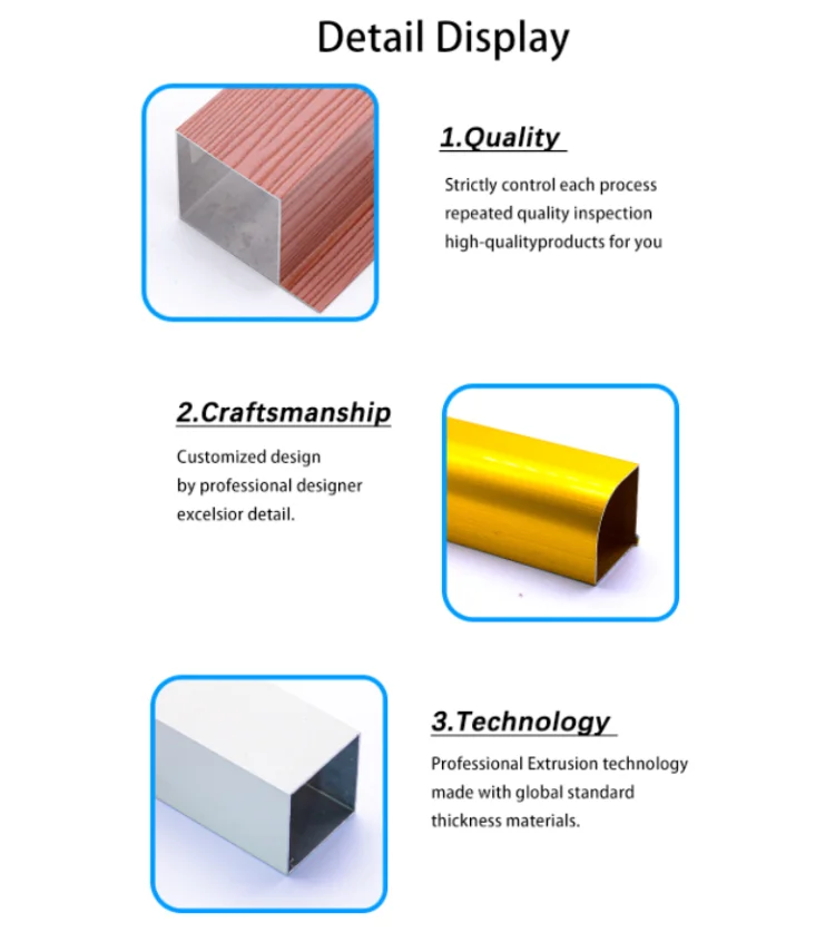 China Aluminum Profile Factory for Colombia Wholesale kitchen cabinet roller shutter aluminium 6063 extrusion profiles