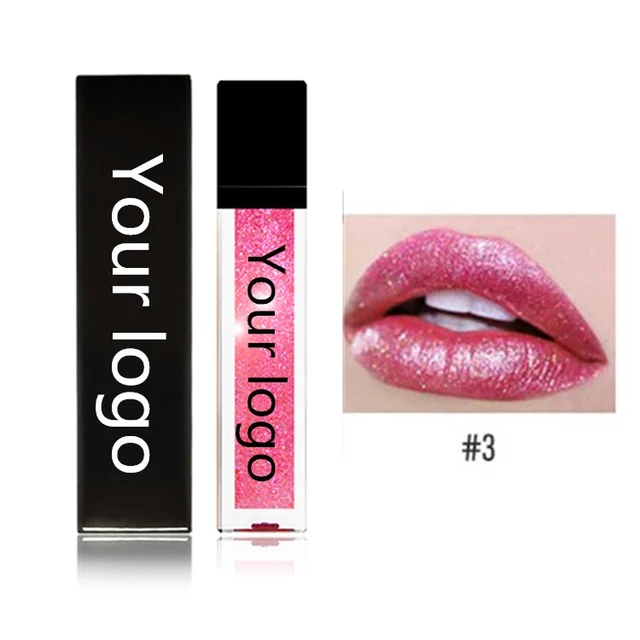 vegan lipstick new popular tendency glitter organic customize