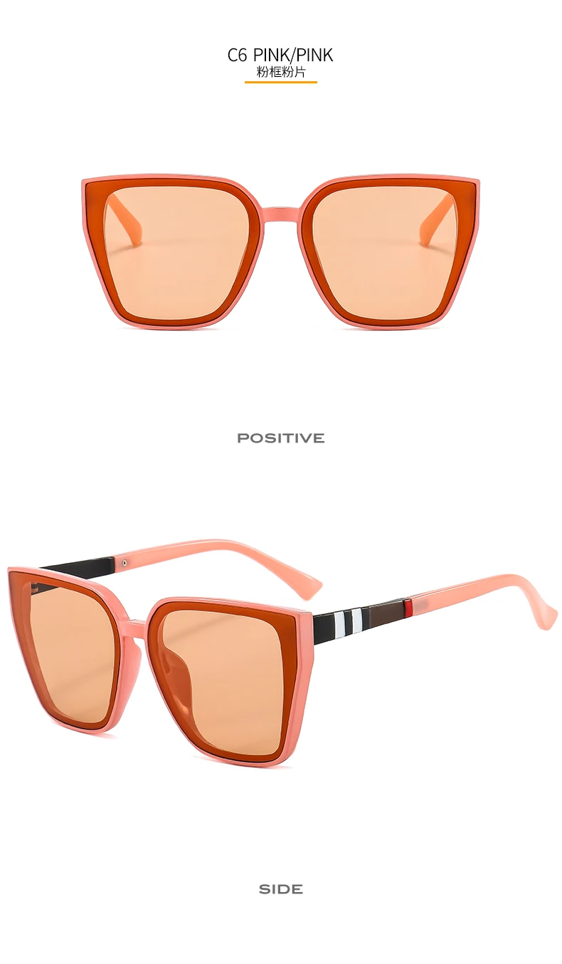 Allarallvr Rectangle Cat Eye Thin Sunglasses For Women 90s - Want It All