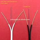 Fiber Ftth Optic Manufacturing 1 2 4 Core Optic Fiber Indoor/Outdoor Flat Ftth Drop Cable