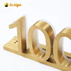 Stainless Steel Door Sign Plate Stainless Sign Stainless Steel Metal Signage All Size Hotel Door Room Number Sign Plate