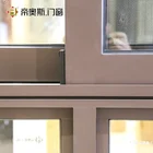 Windows Hihaus New Reflective Fire Rated Traditional Timber Look 3 Track Aluminium Windows