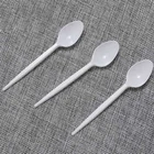 Plastic Plastic Teaspoon Family Dinner Hotel Well Sold Health Affordable Disposable Plastic Teaspoon