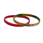 Silicone Bracelets CMYK Printing Custom Rubber Silicone Wristbands Watch Bracelets Hand Band