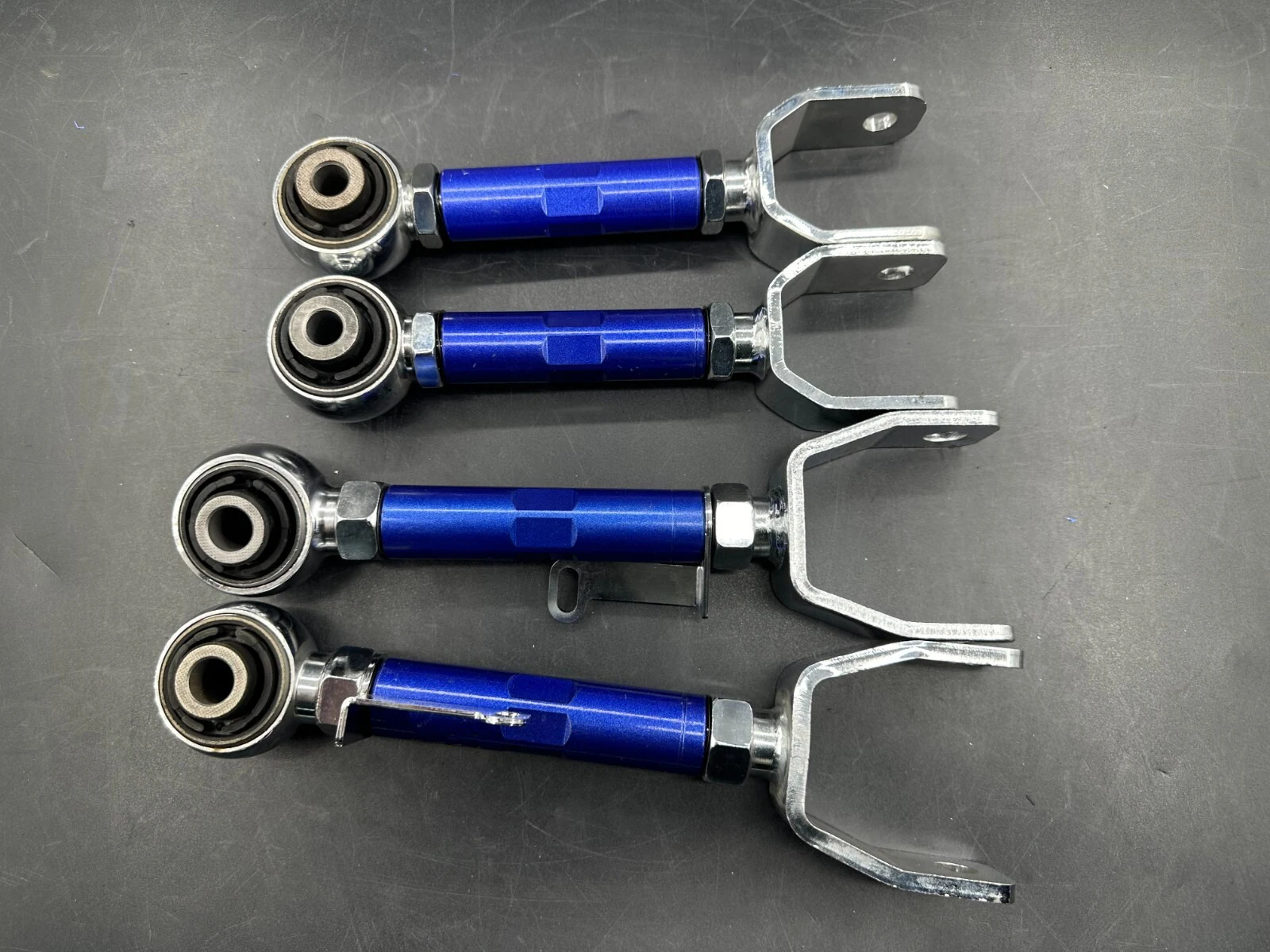 product auto chassis parts 8 pcs adjustable camber control arm toe arm set for tesla model 3 y 2019 -3
