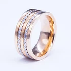 18k Mens Ring Rings Ring Designs Men 18k Gold-tone Fashion Design Double Twist Mens Stainless Steel Ring