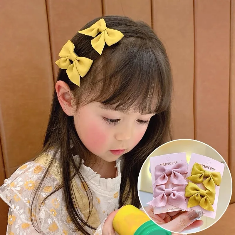 Cute Simple Princess Style Little Girl Hair Clip Red Bow Baby Hair Clip -  Buy Bow Hair Clips,Baby Hair Clips,Cute Hairpin Product on 