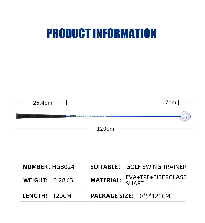 PGM HGB024 golf swing trading aids golf swing speed stick golf swing