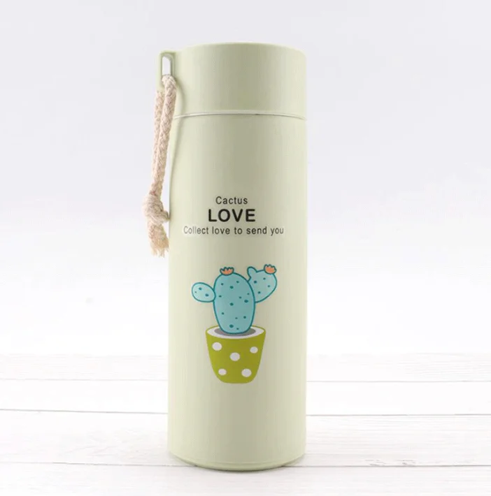 Reusable Insulated Water Bottle Travel Mug Vacuum Insulated Double Layer Water Food Grade Glass Bottle