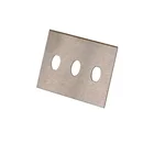 3 Razor Blades Lutz Solingen 3 Holes Safety Razor Blades