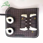 Saddle High End Fabric Glitter Saddle Pad Set For Equestrian Equipment