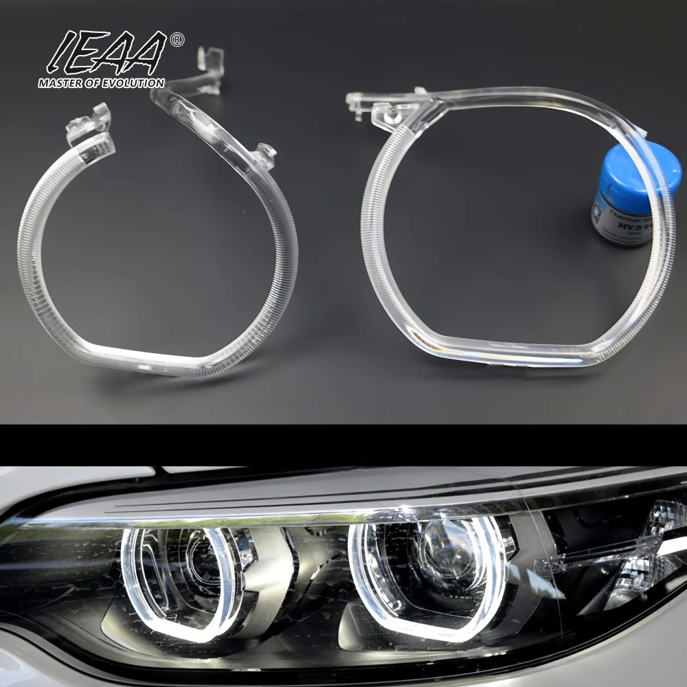 product car accessories headlamp head lights headlight guide strip tube fit for bmw m2 f22 2018 2019 2020-7