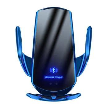 Chargeur Sans Fil 15W Wireless Charger with Light Cargador Inalambrico Universal Fast Car Phone Wireless Charger Custom Logo