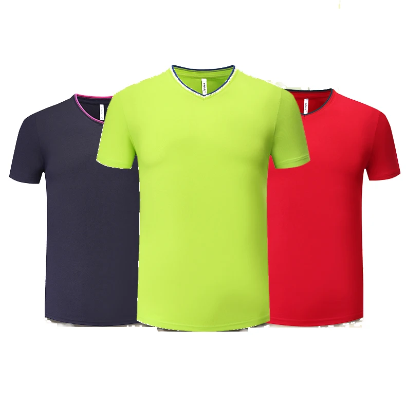 V-neck Wholesale T-shirt Printing 