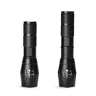 T6 Led Rechargeable Battery 128G Dimming T6 LED Most Powerful Led Waterproof Hunting Flashlight
