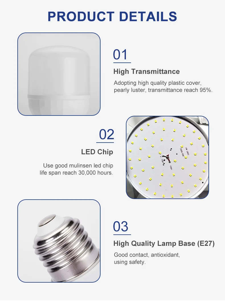 1/6 New style high power aluminum +pc T shape led bulb light 150w led bulbs high power big watts led bulb light