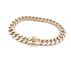 Jewelry Heavy Chain Kingtale 32mm Custom Dog Jewelry Strong Stainless Steel Heavy Choke Cuban Link Chain Dog Collar