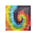 Tie Dye Fabric Tie Dye Bandana Fashion Tie Dye Bandana Cotton Fabric Rainbow Paisley Bandana 21*21inch For Women And Men