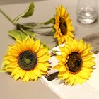 Flower Wedding Wholesale Artificial Flower Sunflower Flower For Wedding Decor Artificial Flower Bouquet In Bulk