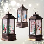 Decoration Tree Christmas Ornament Party Led Home Decoration Outdoor Flame Tree Oil Lamp Christmas Lights